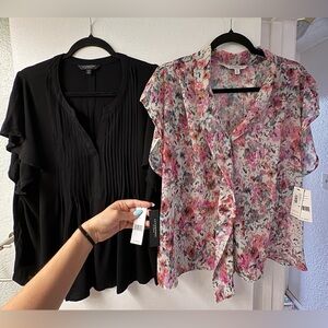 Bundle of (2) new with tags size xl Liverpool brand Blouses